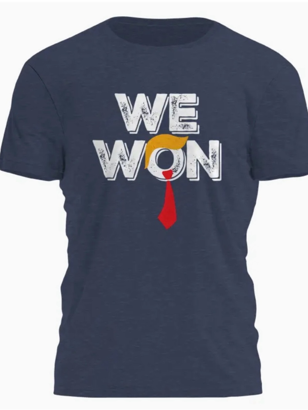 Men's Navy 'We Won' Graphic Tee - Navy